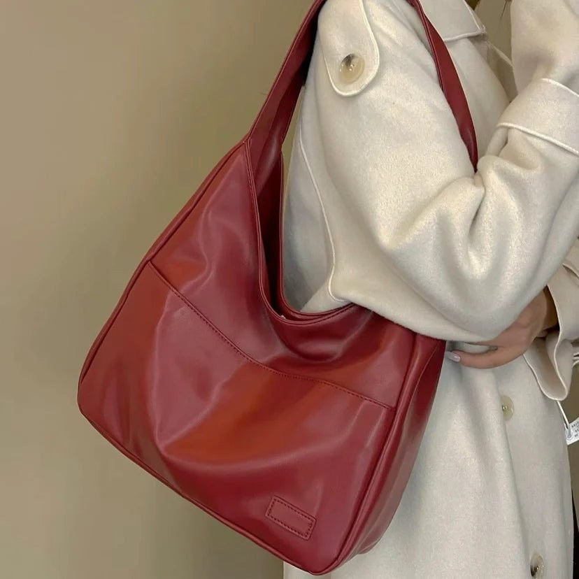Freya | Structured Vegan Leather Tote Bag photo