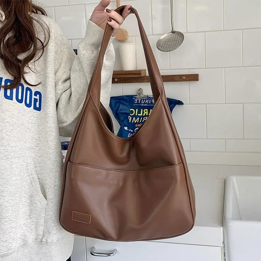 Freya | Structured Vegan Leather Tote Bag photo