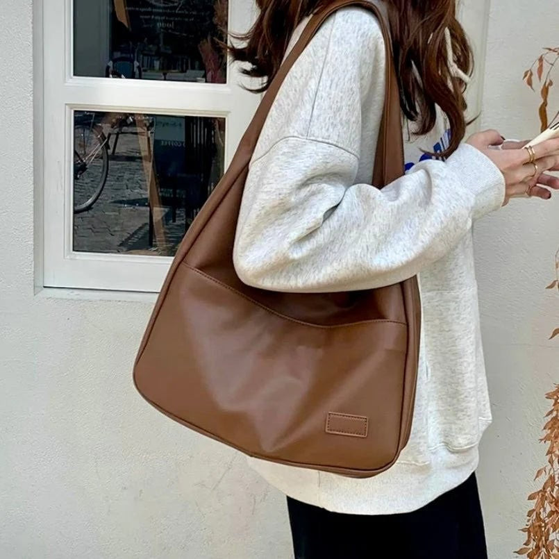 Freya | Structured Vegan Leather Tote Bag photo