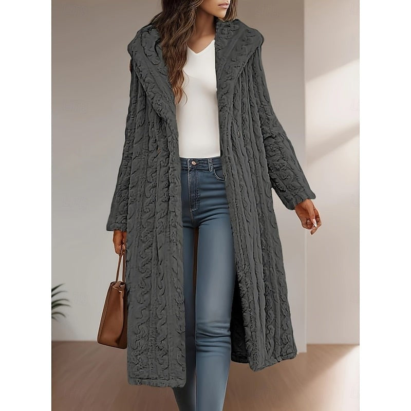 Georgina | Women's Hooded Longline Coat for Winter