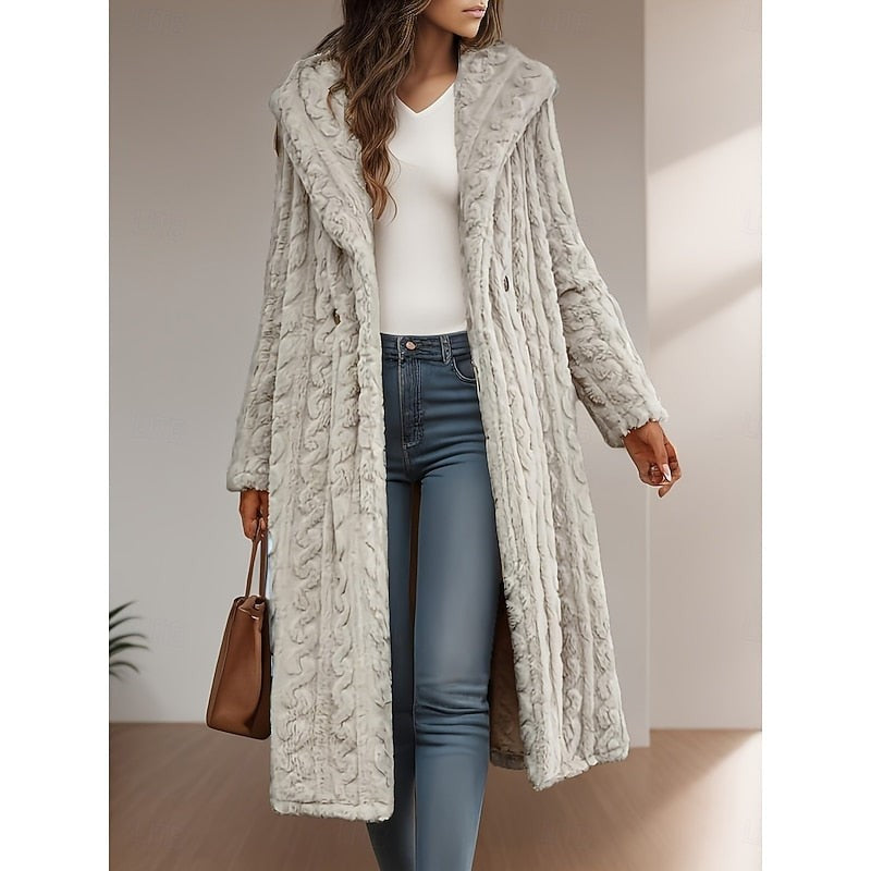Georgina | Women's Hooded Longline Coat for Winter