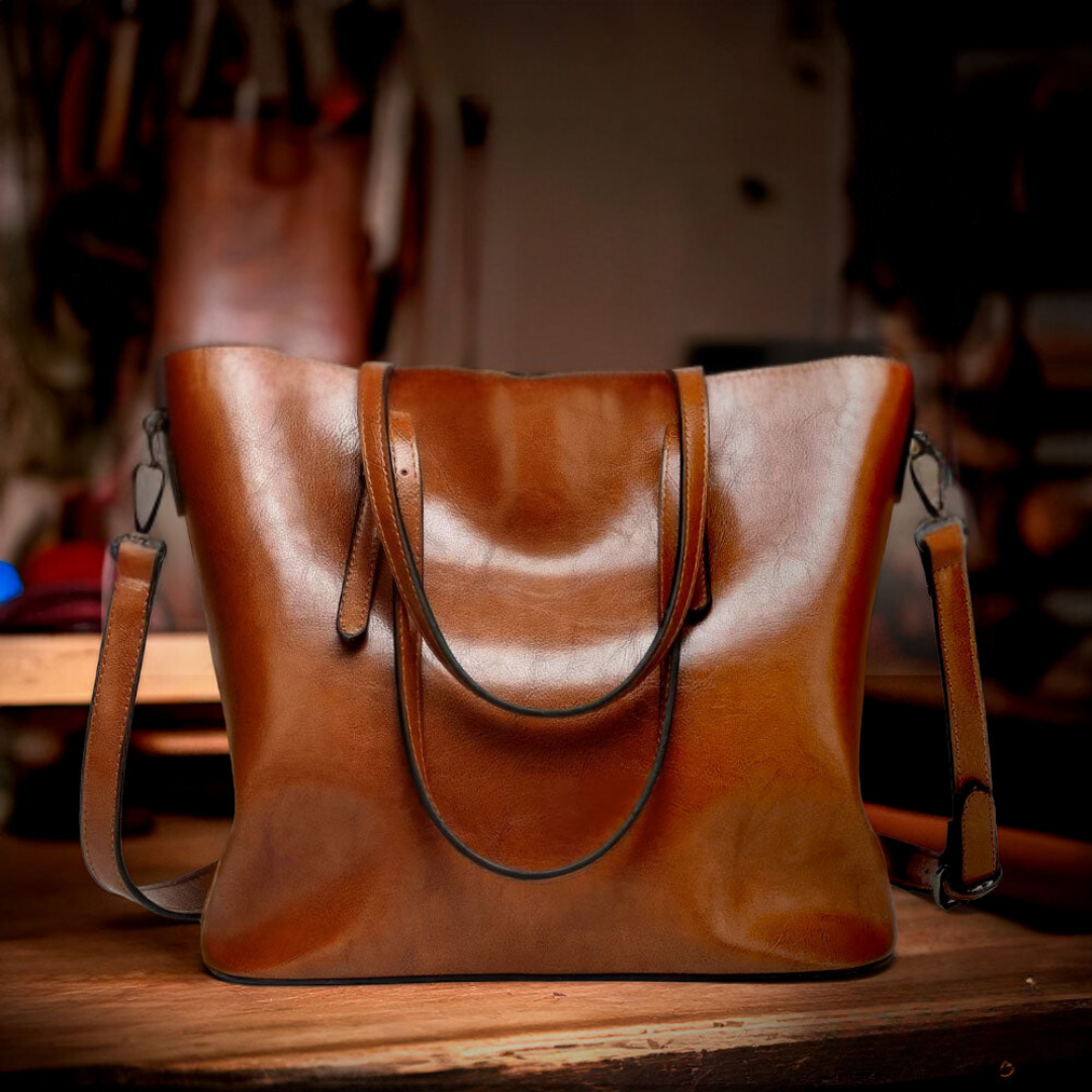 Greer | Tote Bag with Top Handles and Adjustable Strap