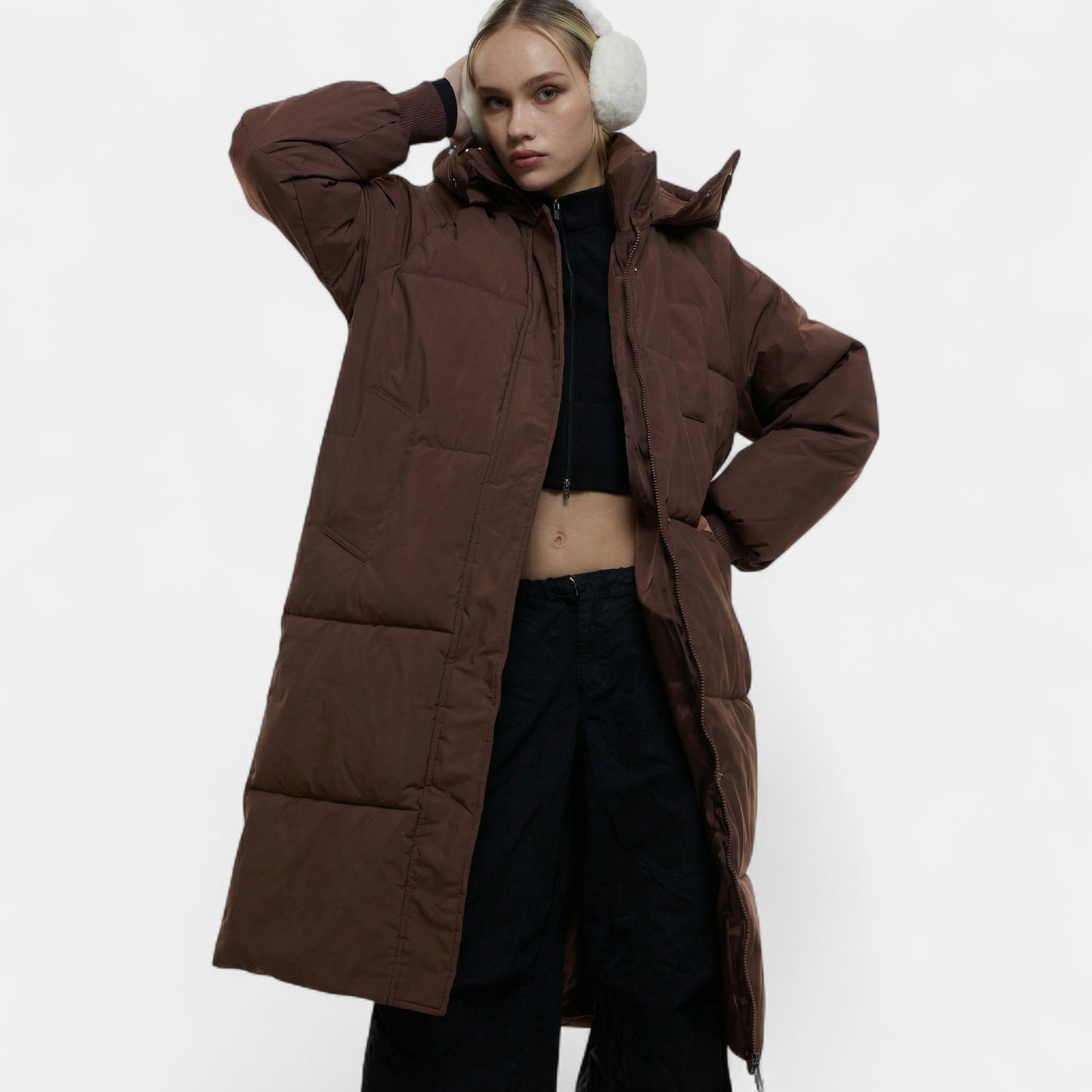 Gigaty | Classic Hooded Long Puffer Coat