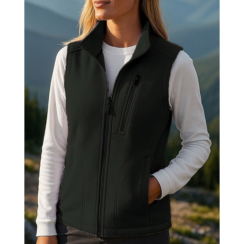 Gillian | Women's Cozy Zip-Up Vest for Winter