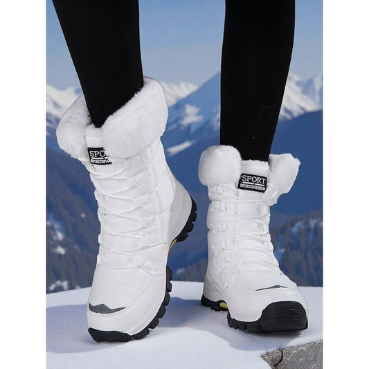 Edwina | Women's Cozy Lace-Up Winter Boots