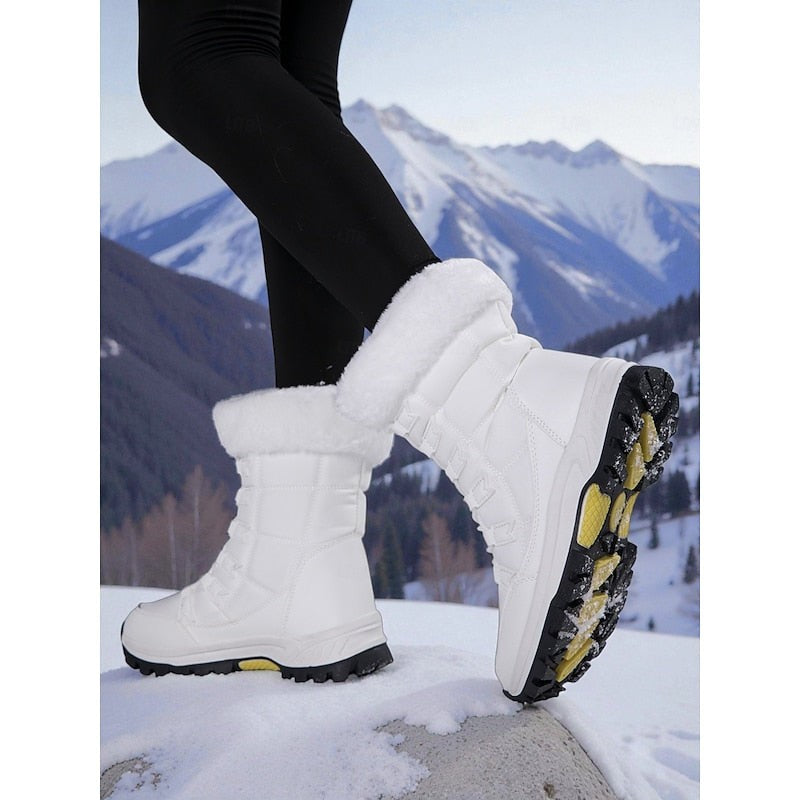 Edwina | Women's Cozy Lace-Up Winter Boots