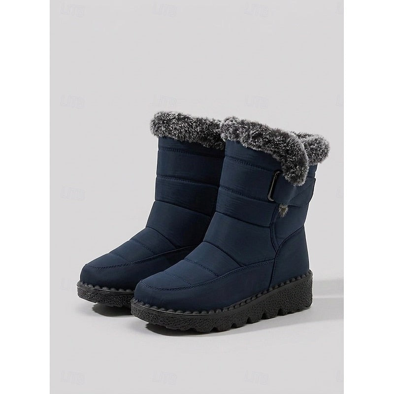 Talisa | Women's Cozy Fur-Trimmed Winter Snow Boots