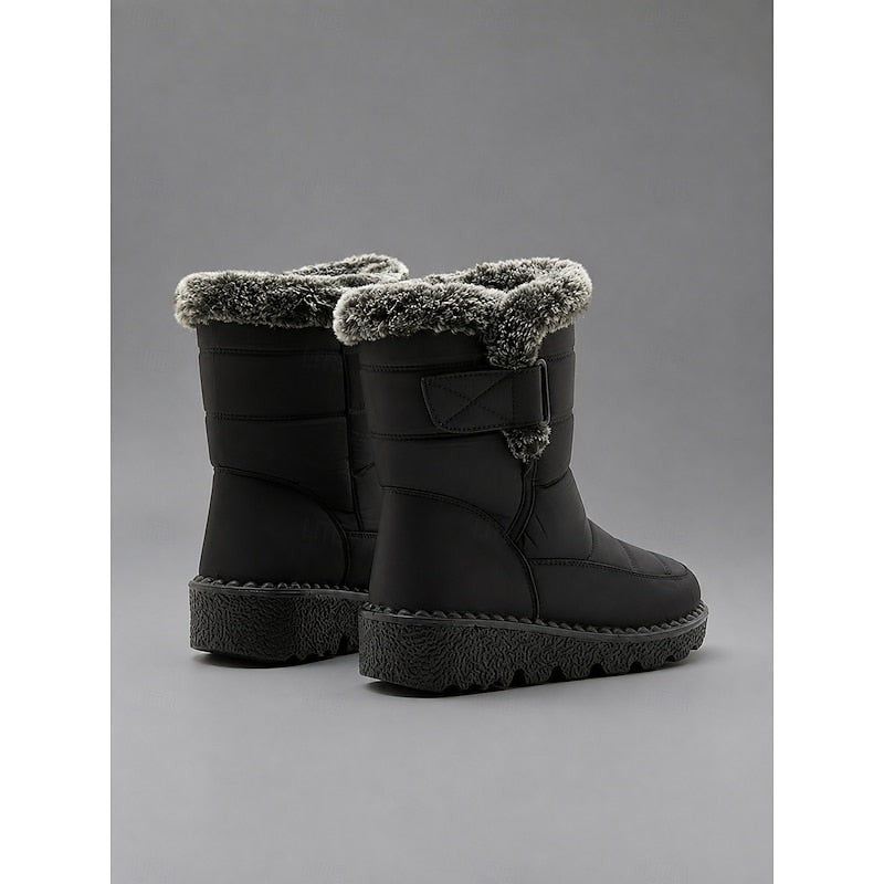 Talisa | Women's Cozy Fur-Trimmed Winter Snow Boots