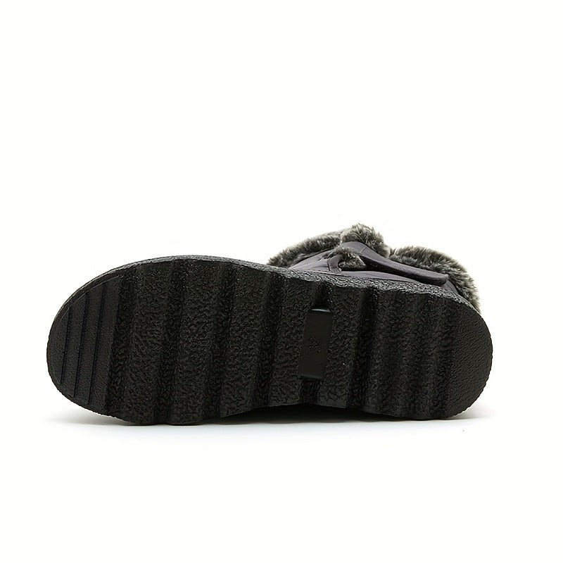 Talisa | Women's Cozy Fur-Trimmed Winter Snow Boots