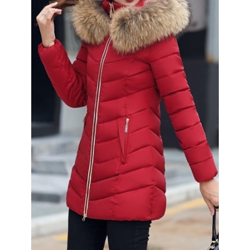 Gwendolyn | Women's Hooded Quilted Winter Parka