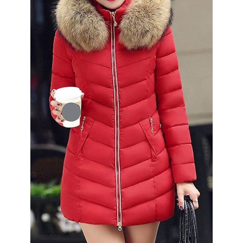 Gwendolyn | Women's Hooded Quilted Winter Parka