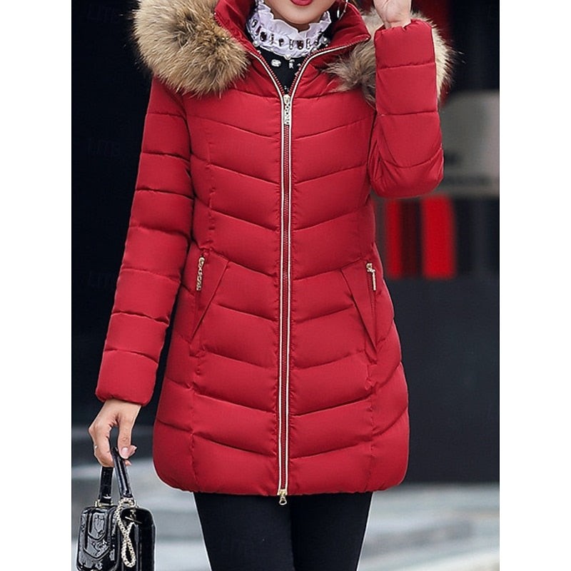 Gwendolyn | Women's Hooded Quilted Winter Parka