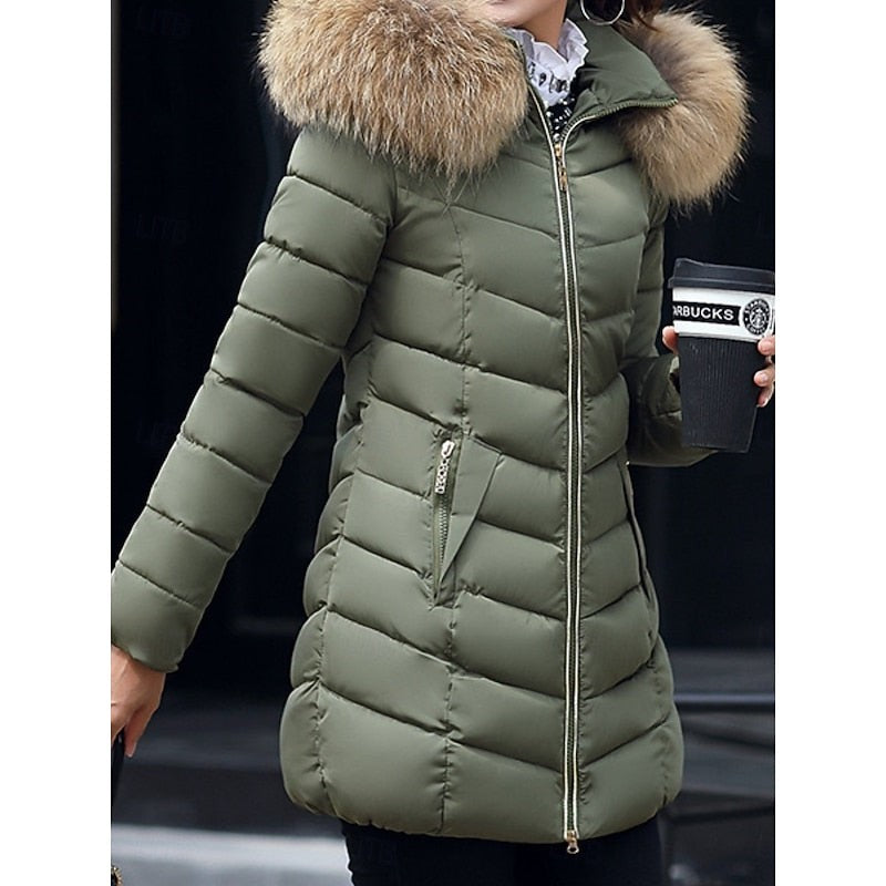 Gwendolyn | Women's Hooded Quilted Winter Parka