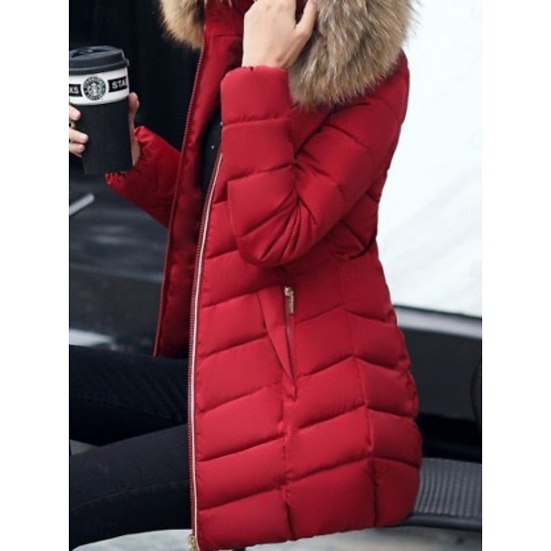 Gwendolyn | Women's Hooded Quilted Winter Parka