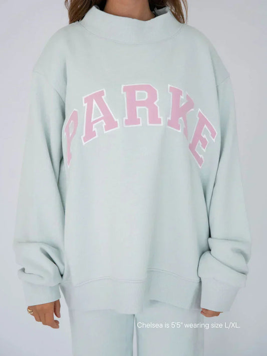 Harlow | Cozy Varsity Mockneck Sweatshirt