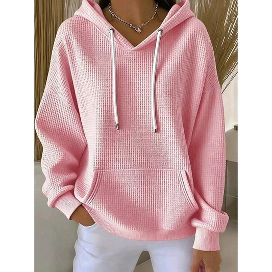 Harper | Women's Textured Drawstring Hoodie