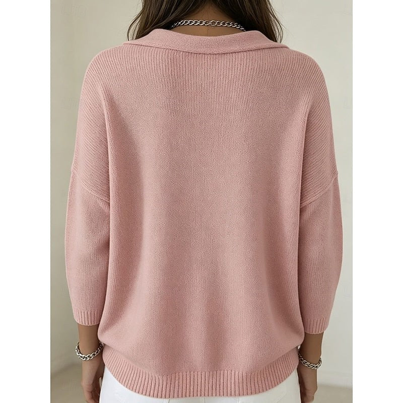 Heather | Women's Elegant Cowl-Neck Sweater