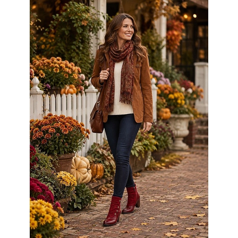Thessaline | Women's Heeled Ankle Boots for Winter