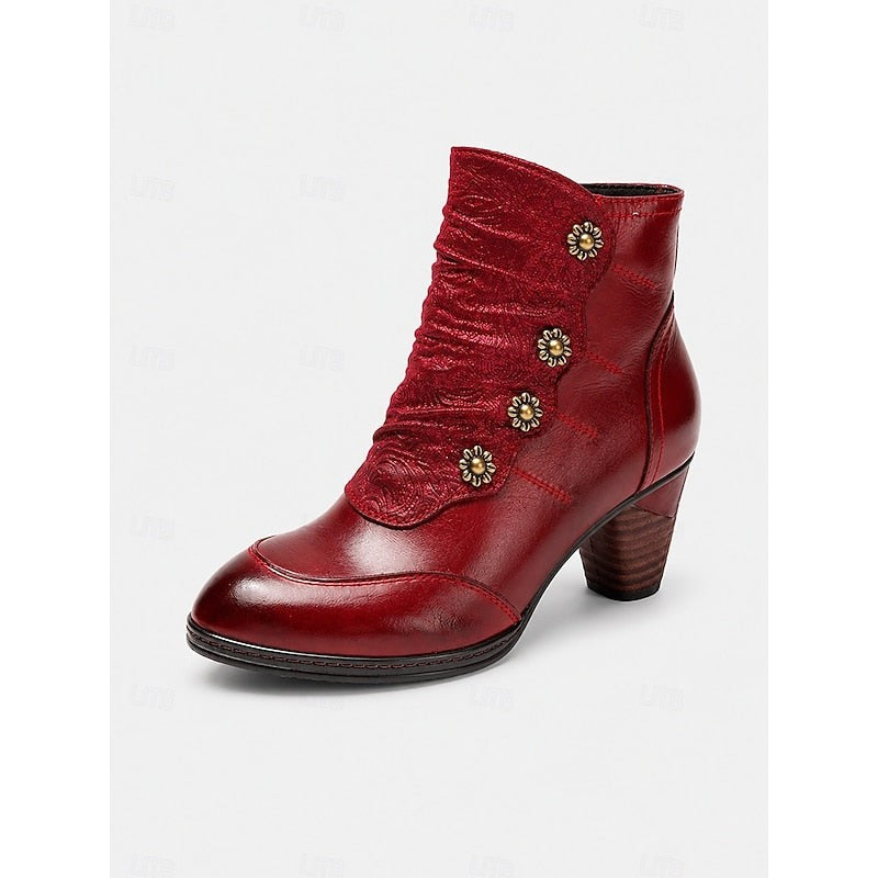 Thessaline | Women's Heeled Ankle Boots for Winter
