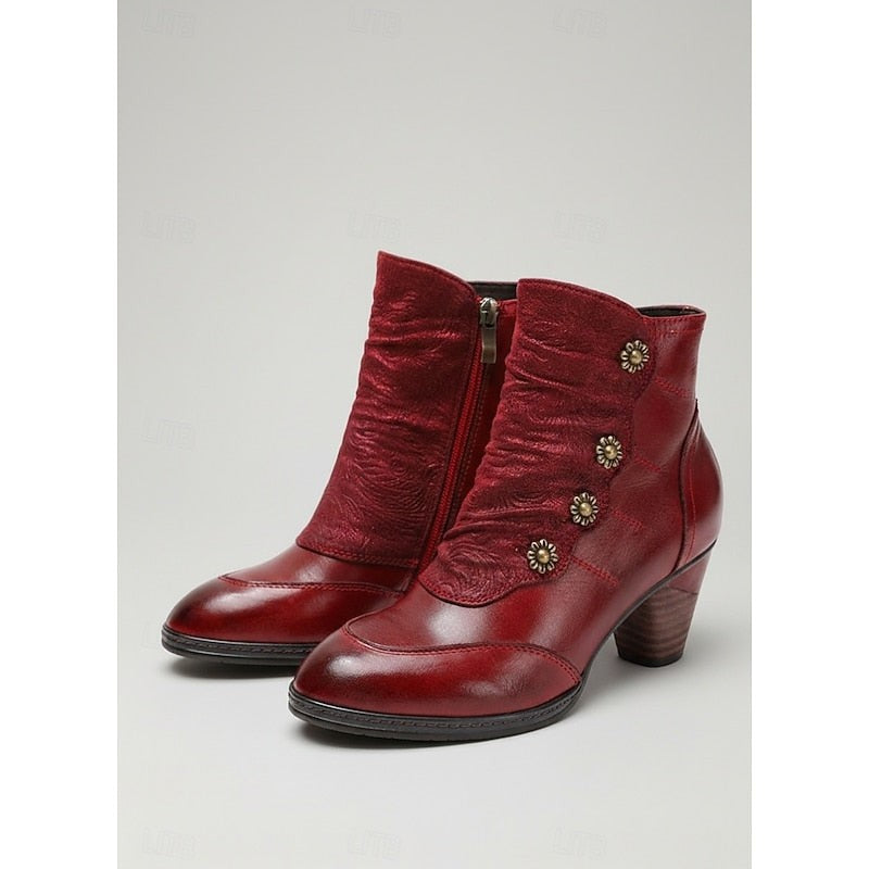 Thessaline | Women's Heeled Ankle Boots for Winter