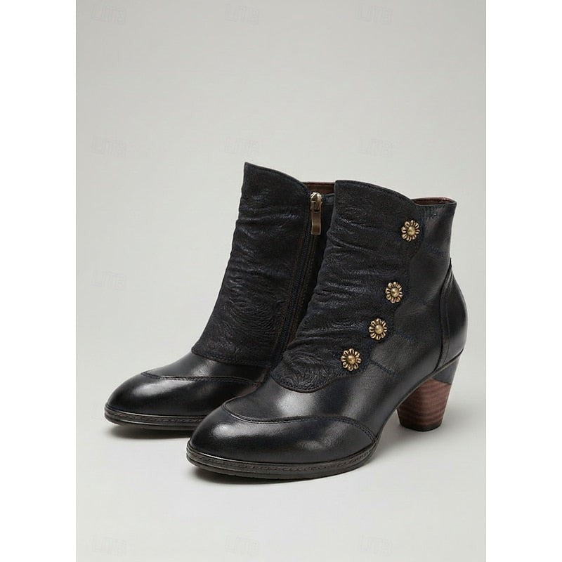 Thessaline | Women's Heeled Ankle Boots for Winter