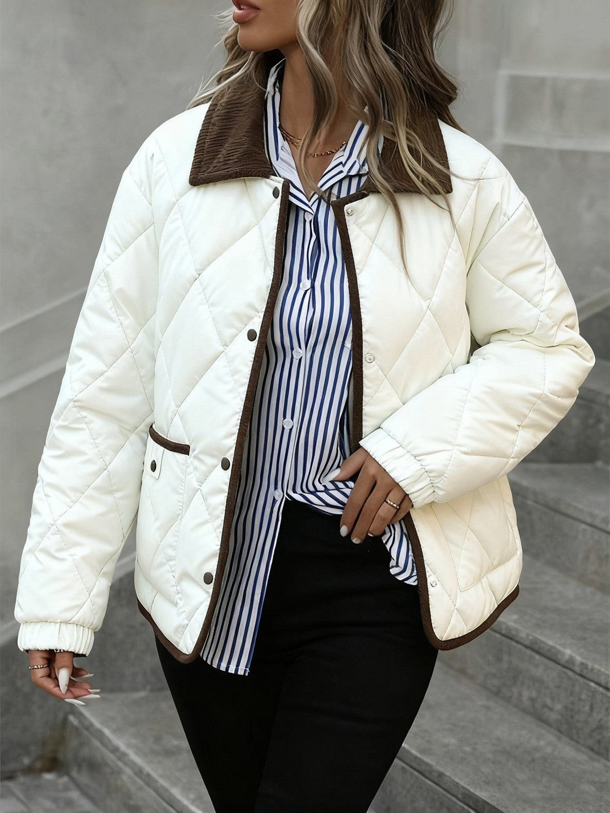 Imogen | Women's Diamond-Quilted Padded Jacket