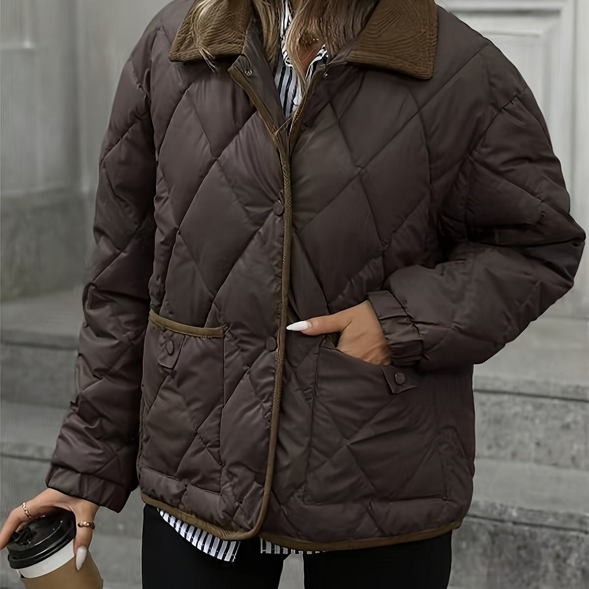 Imogen | Women's Diamond-Quilted Padded Jacket