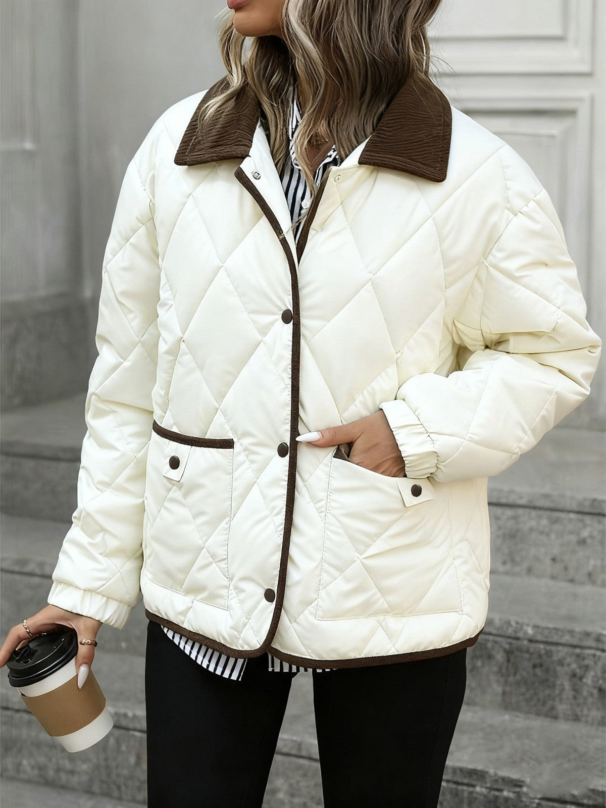 Imogen | Women's Diamond-Quilted Padded Jacket