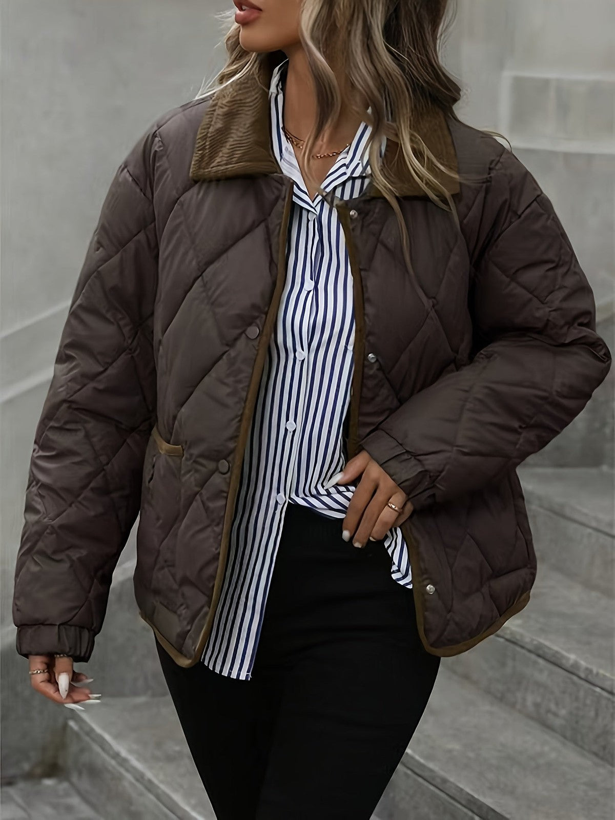 Imogen | Women's Diamond-Quilted Padded Jacket