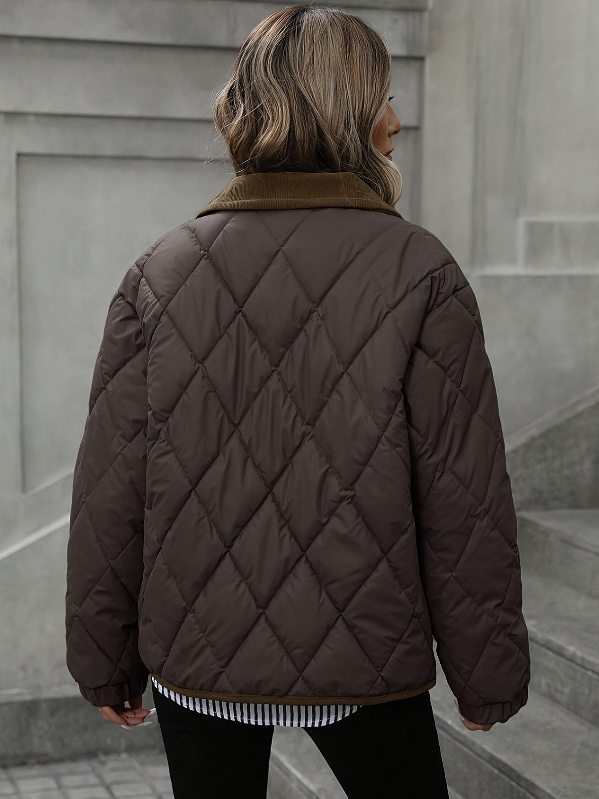 Imogen | Women's Diamond-Quilted Padded Jacket