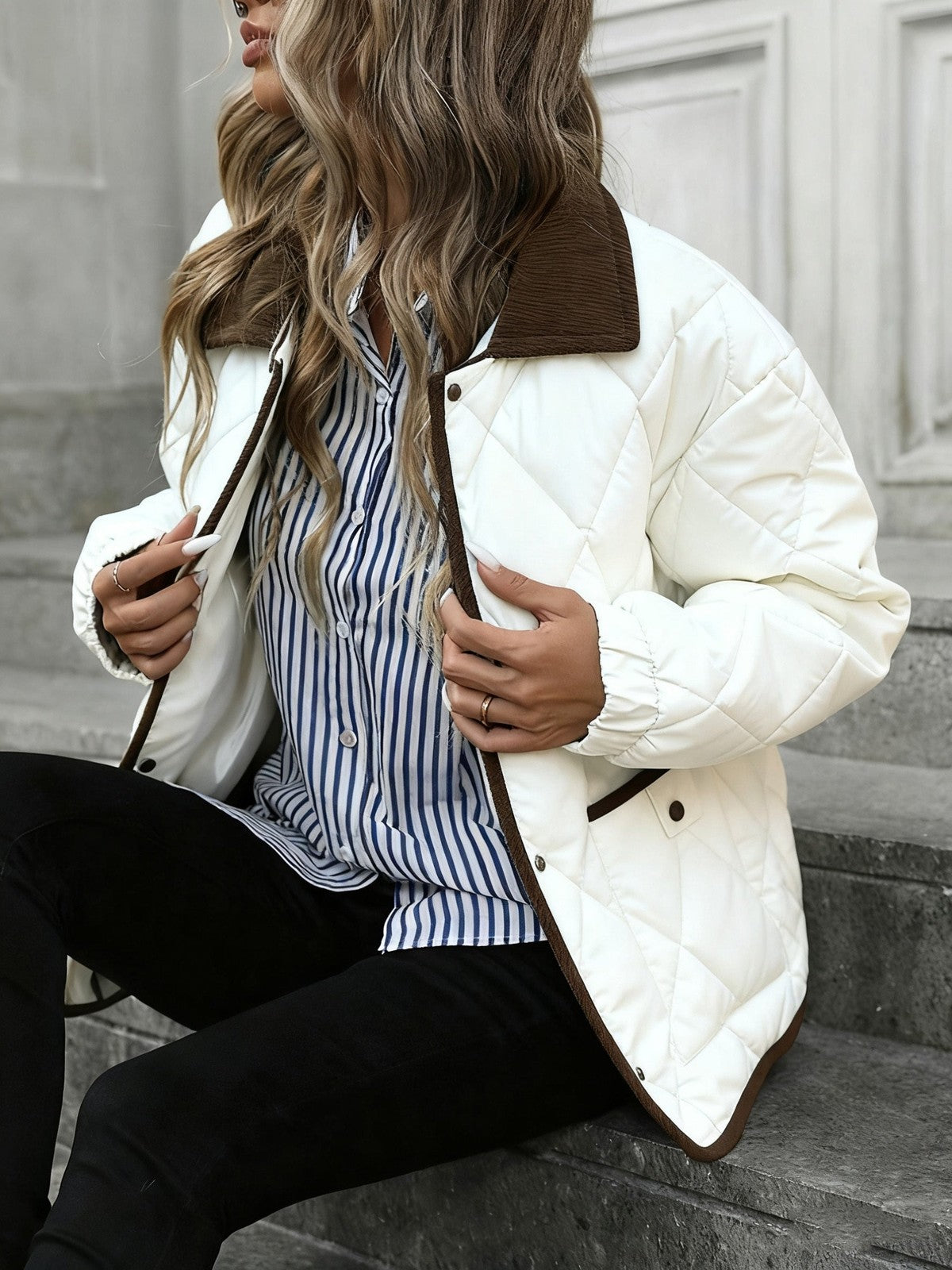 Imogen | Women's Diamond-Quilted Padded Jacket