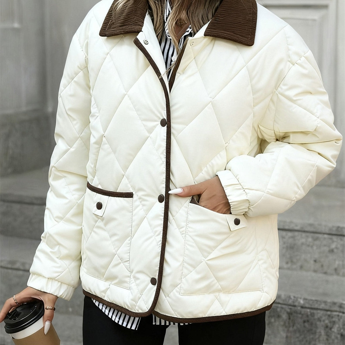 Imogen | Women's Diamond-Quilted Padded Jacket