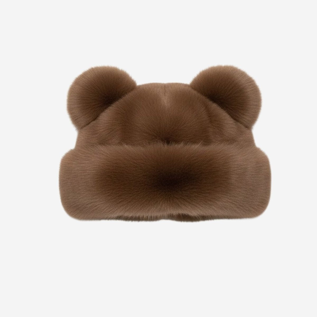 Ingrid | Plush Fur Bear Ear Hat photo