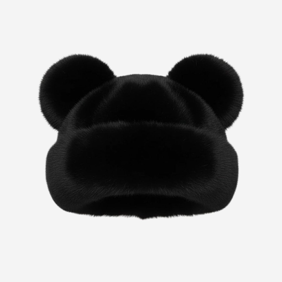 Ingrid | Plush Fur Bear Ear Hat photo
