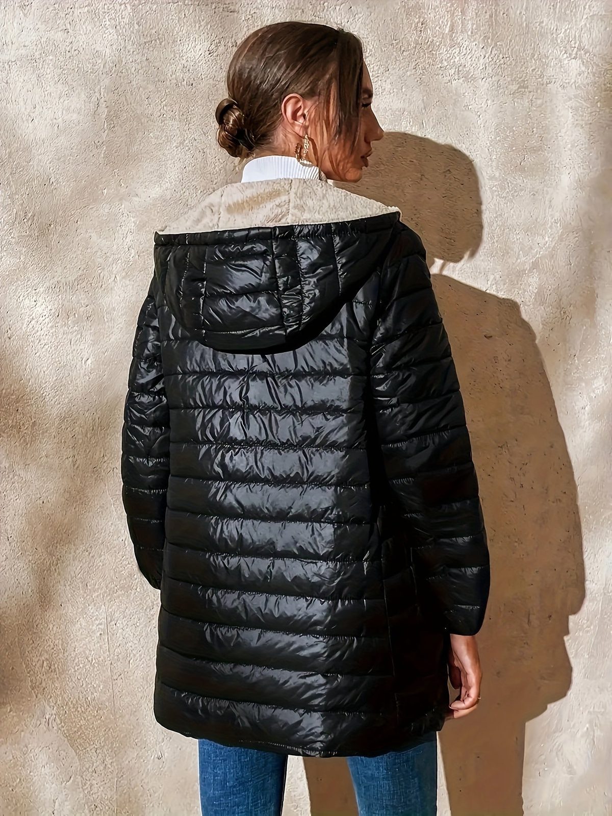 Isla | Women's Quilted Longline Coat for Winter