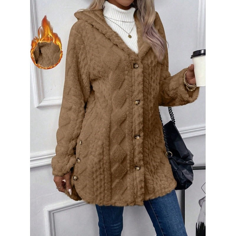 Winslet | Women's Cozy Hooded Jacket for Winter