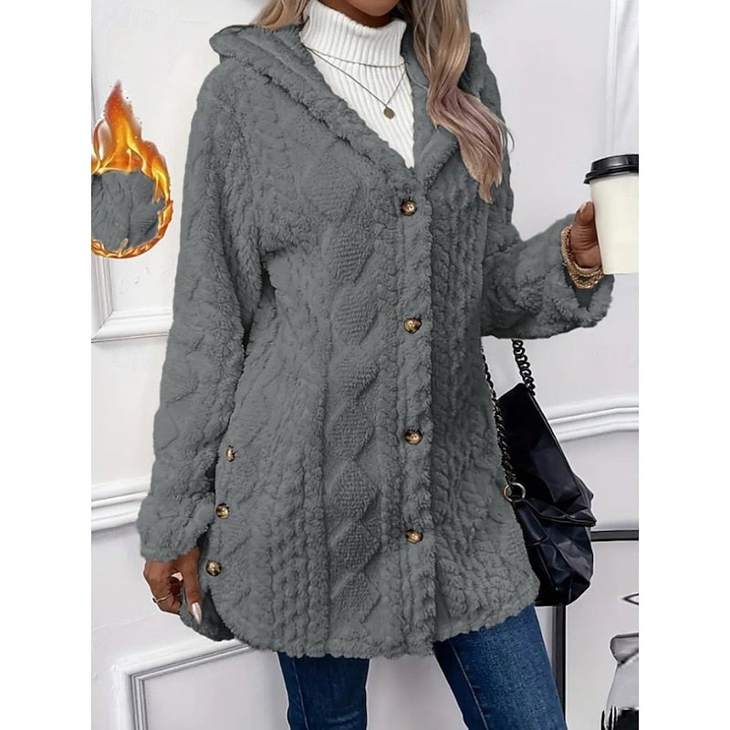 Winslet | Women's Cozy Hooded Jacket for Winter
