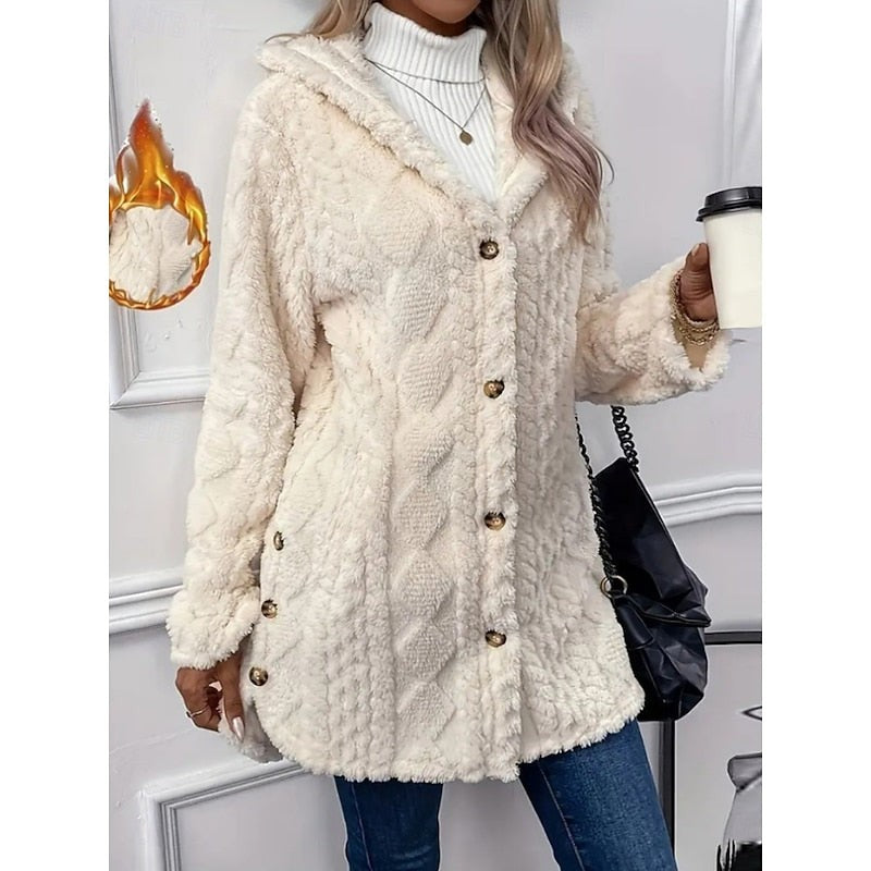 Winslet | Women's Cozy Hooded Jacket for Winter