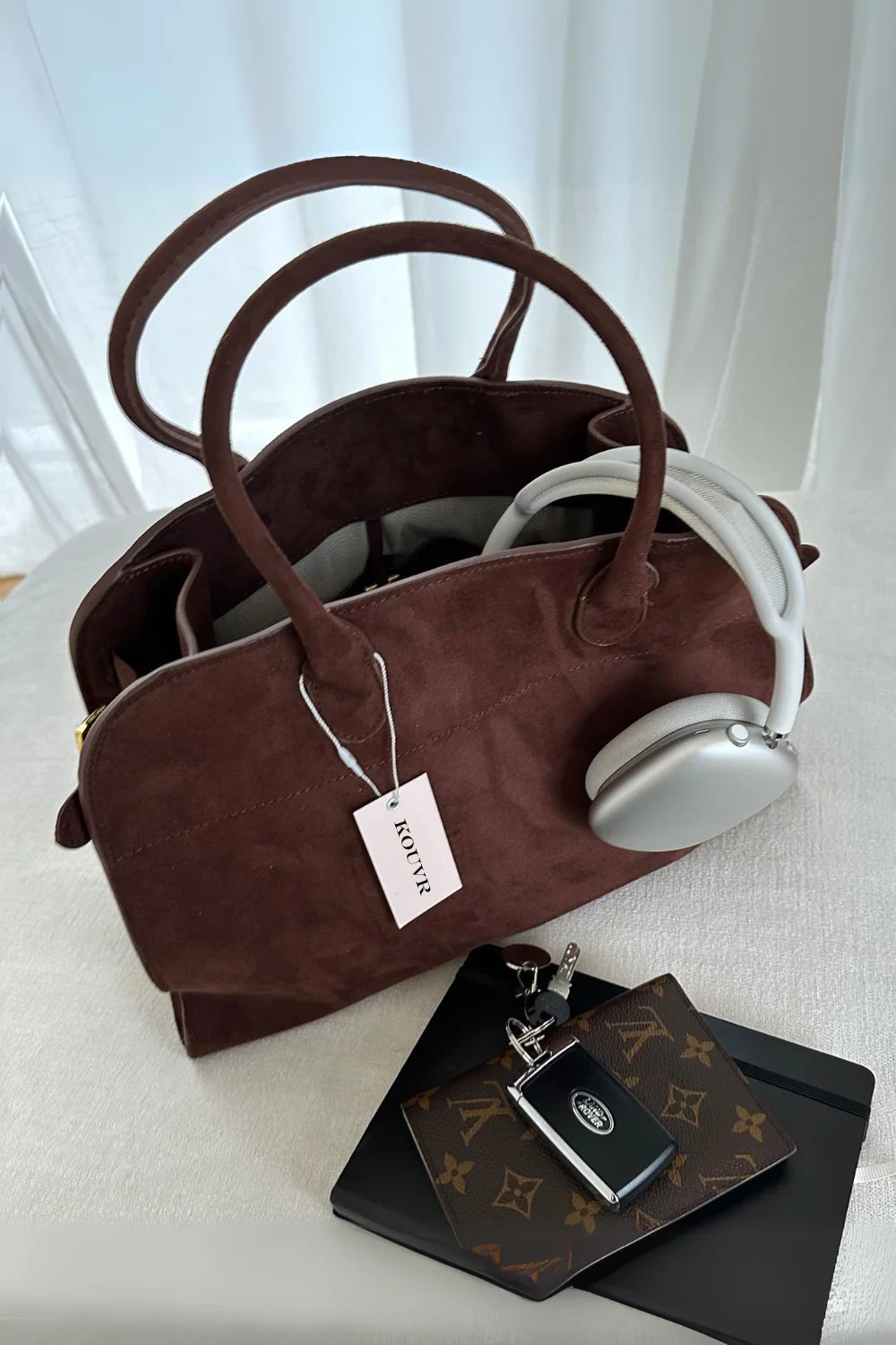Josefina | Glazed Leather Work Tote Bag photo