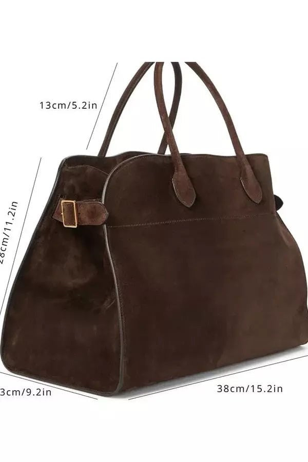 Josefina | Glazed Leather Work Tote Bag photo