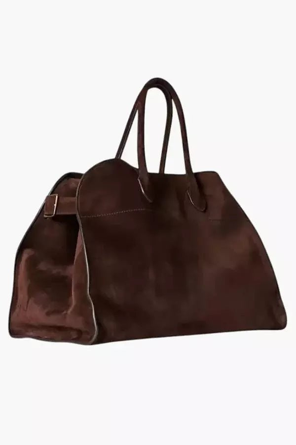 Josefina | Glazed Leather Work Tote Bag photo