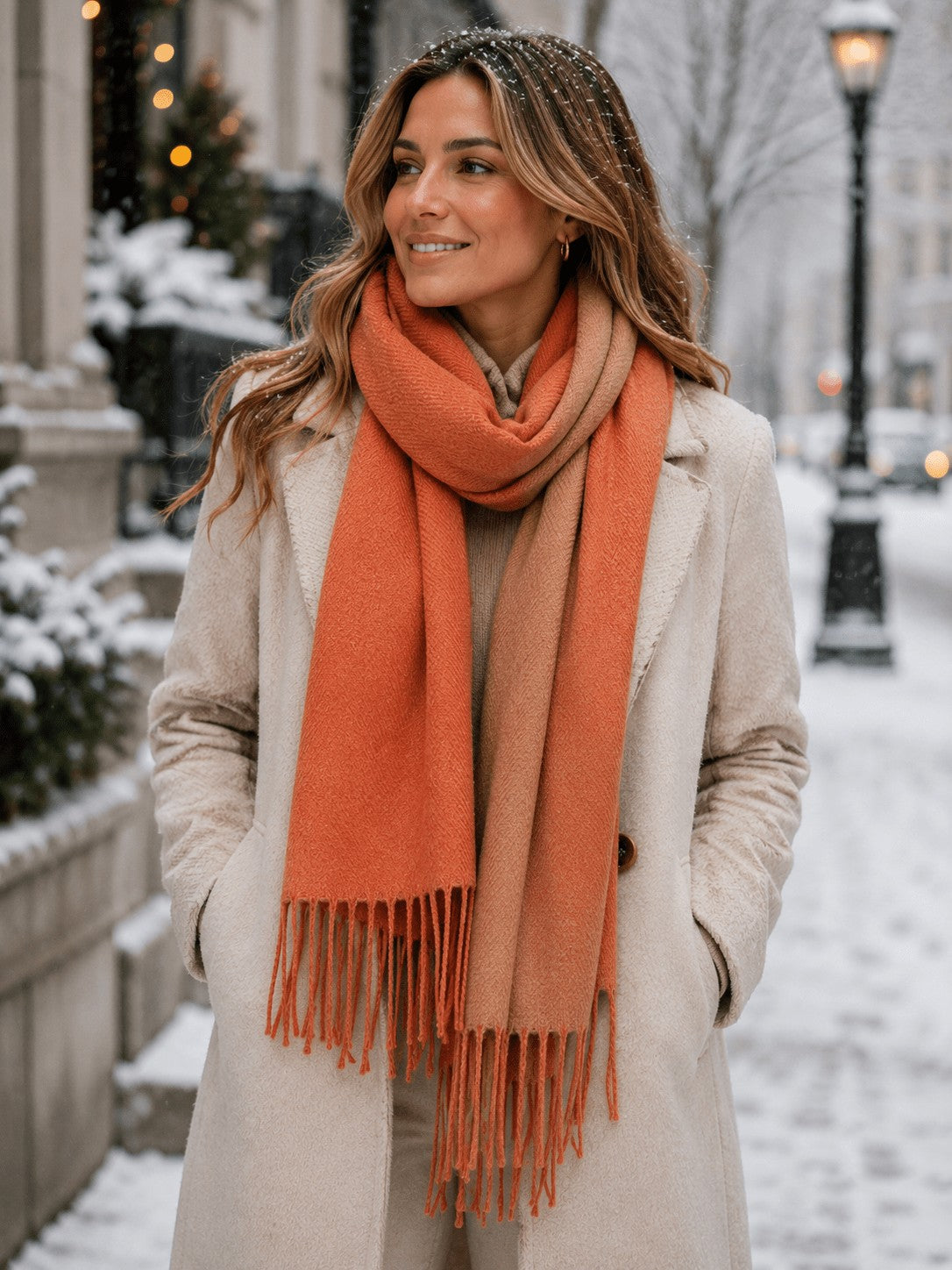 Juniper | Double-Sided Cashmere-Like Scarf photo