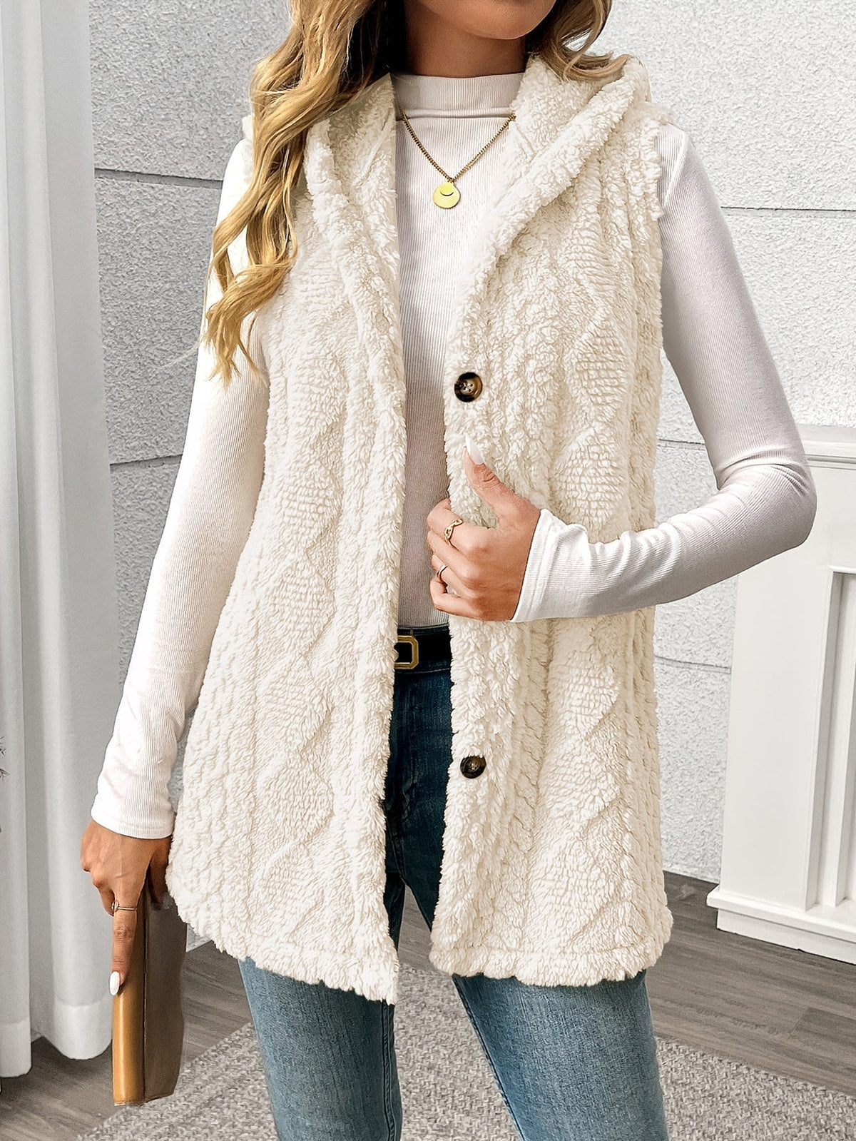 Shaelyn | Women's Cozy Hooded Sleeveless Vest