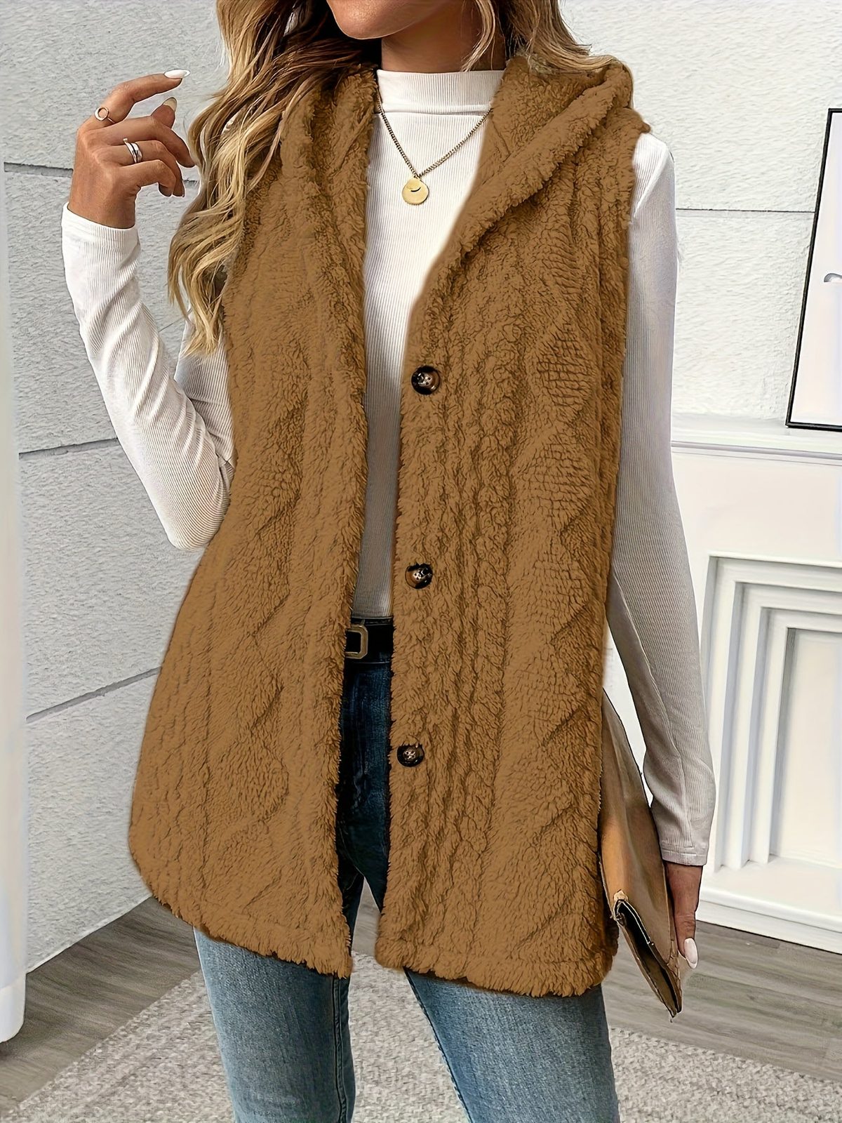 Shaelyn | Women's Cozy Hooded Sleeveless Vest