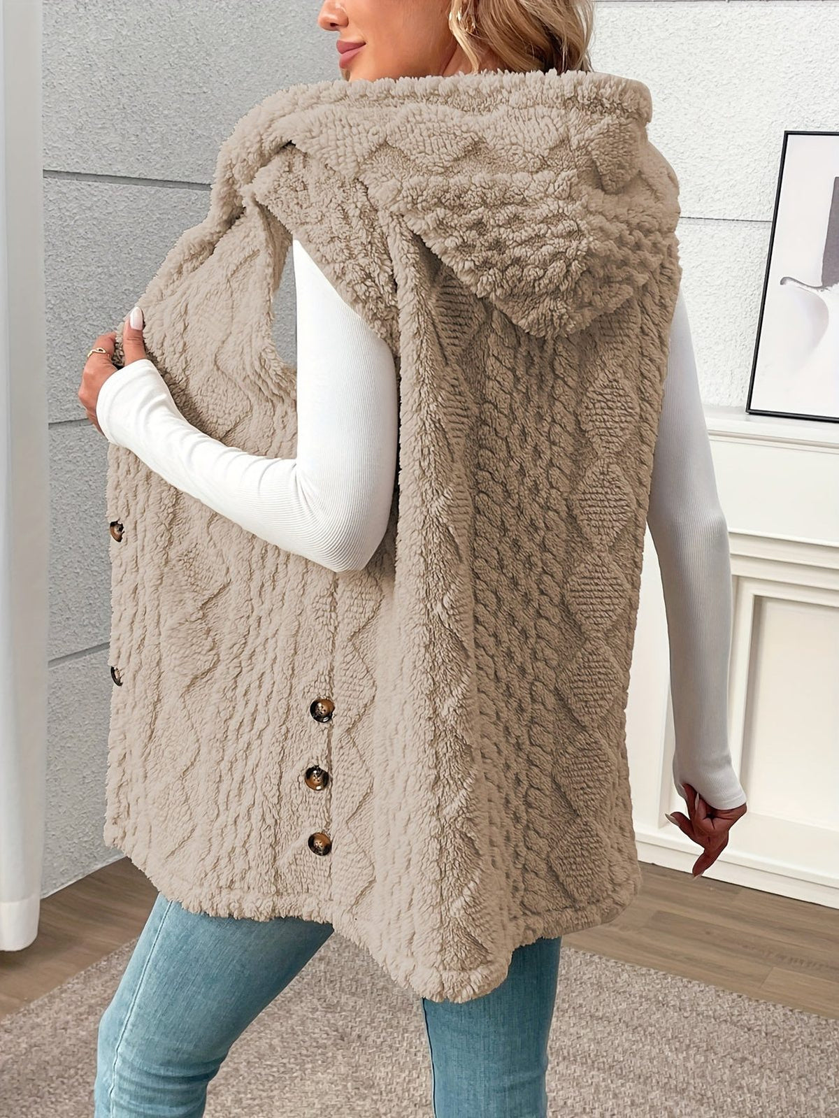 Shaelyn | Women's Cozy Hooded Sleeveless Vest