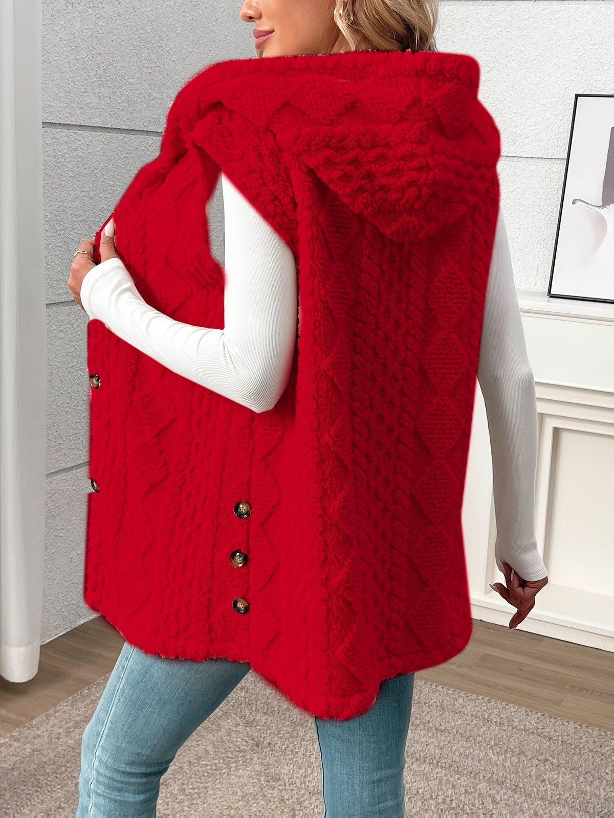 Shaelyn | Women's Cozy Hooded Sleeveless Vest