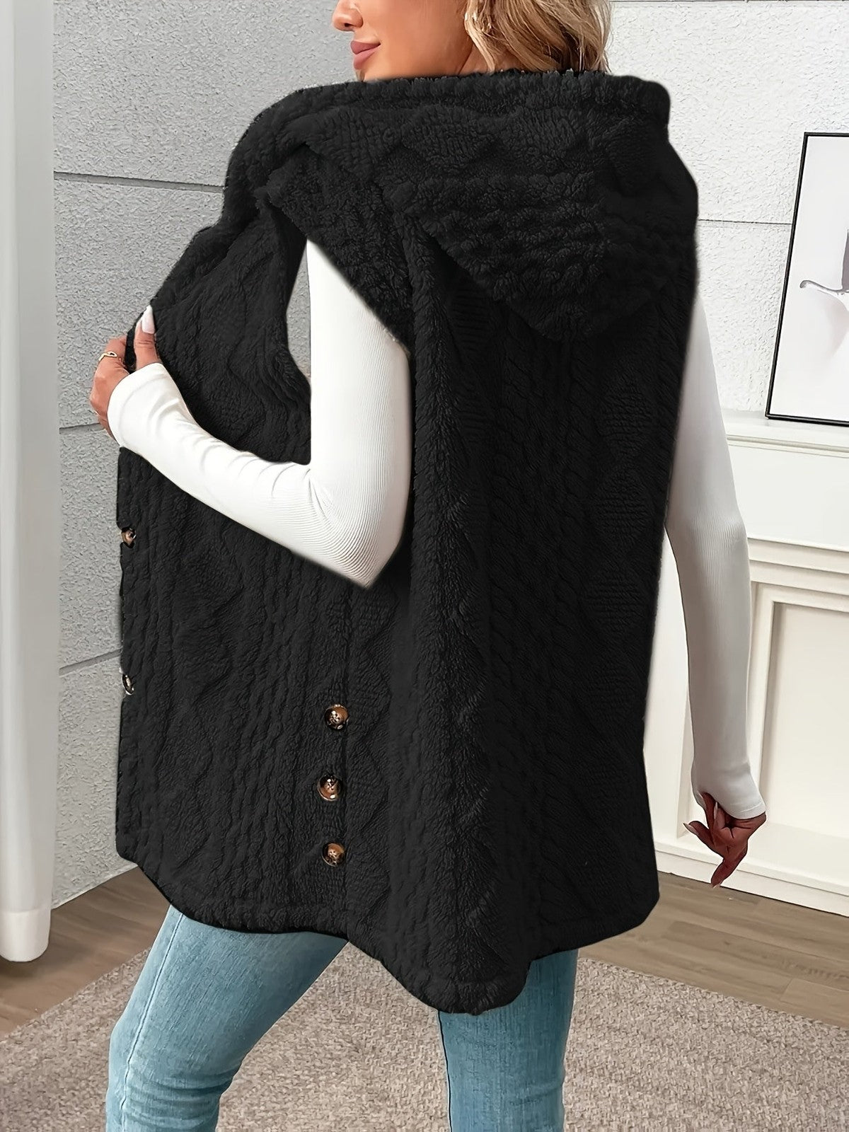 Shaelyn | Women's Cozy Hooded Sleeveless Vest