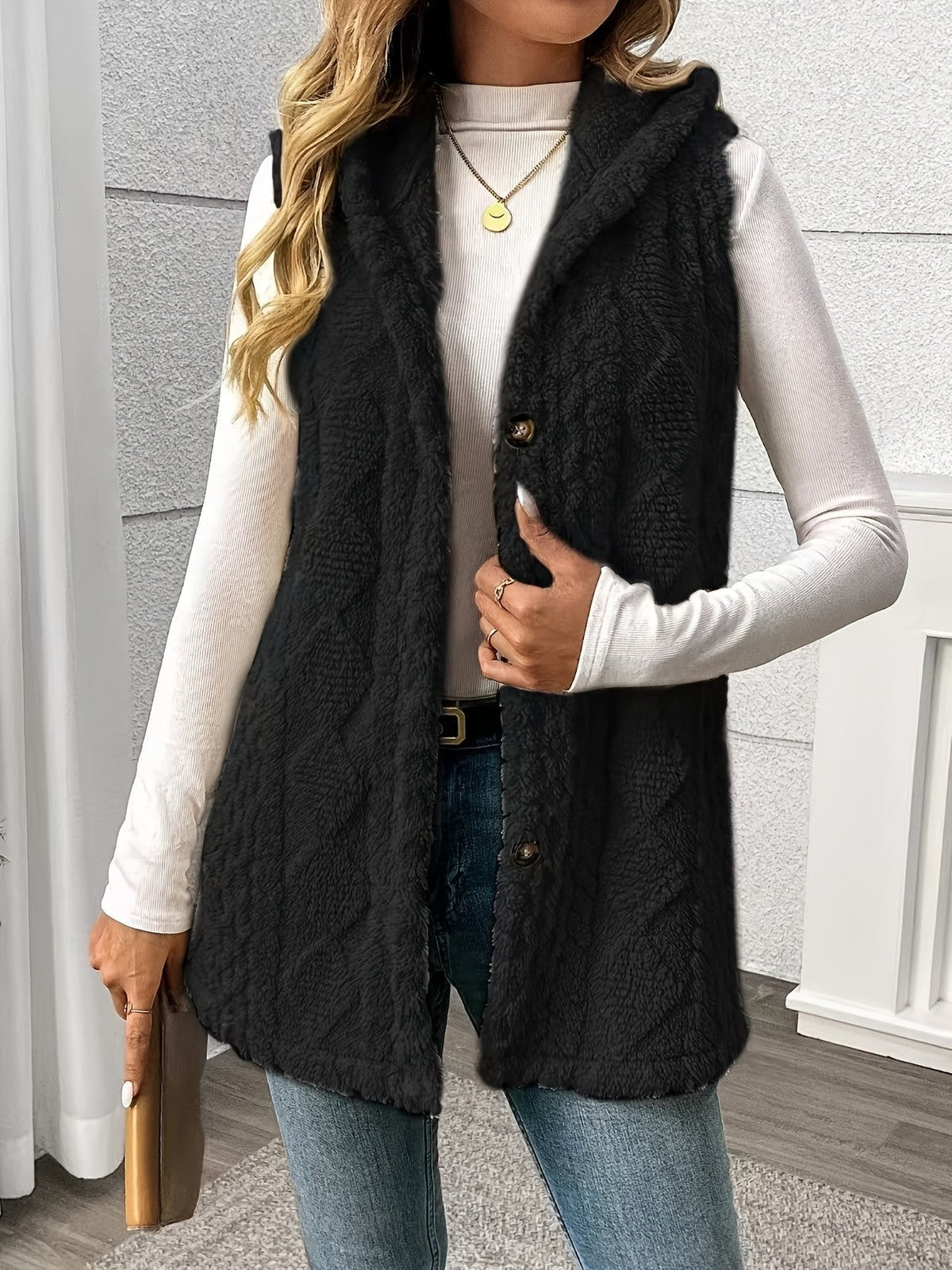 Shaelyn | Women's Cozy Hooded Sleeveless Vest
