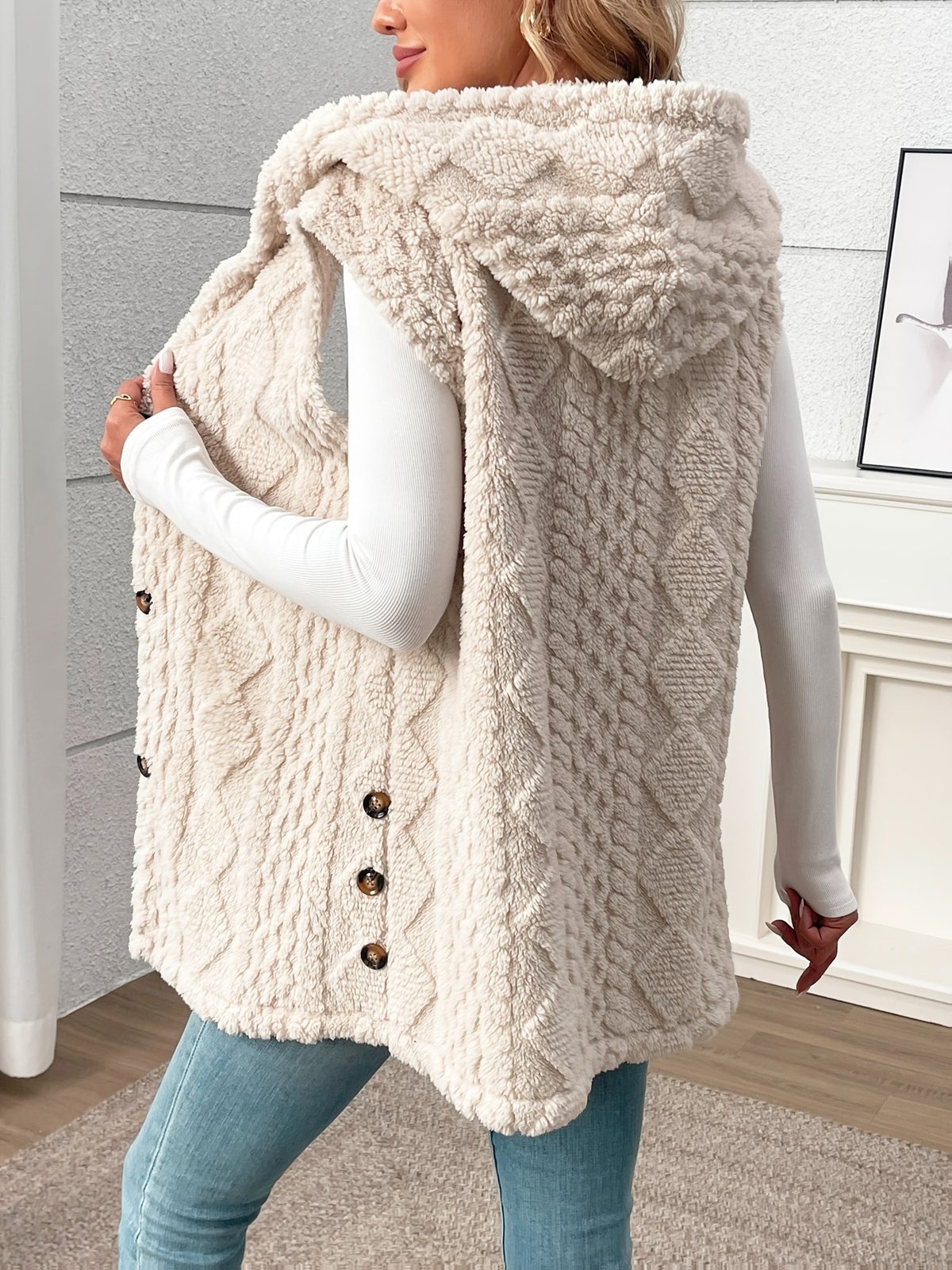 Shaelyn | Women's Cozy Hooded Sleeveless Vest