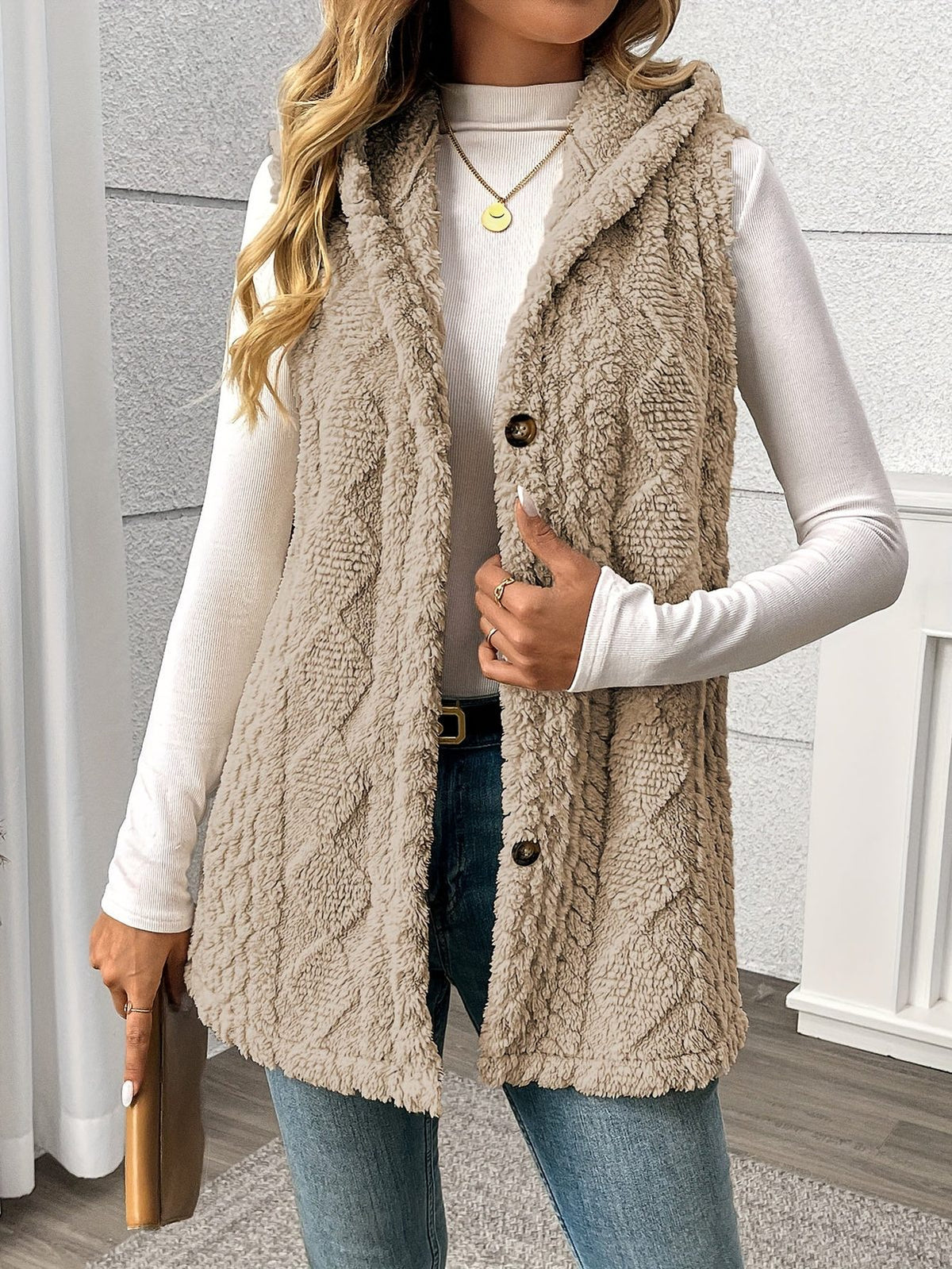 Shaelyn | Women's Cozy Hooded Sleeveless Vest
